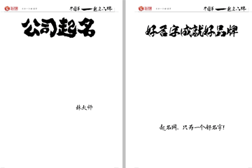 公司取名大師免費取名